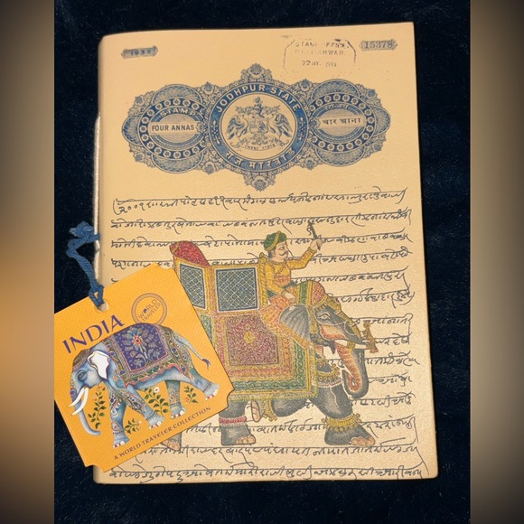 NWT- India Jornal with unique historical design and print💙 Sale price! - Picture 3 of 15